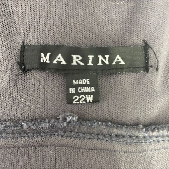 Marina Lace Sequined Stretch Body Con Formal Dress Size 22W - Picture 12 of 14